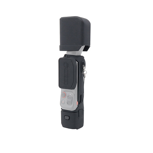 Black Full‑Cover Silicone Protective Case Scratch‑Resistant Shockproof Sleeve For Insta360 Luna Ultra