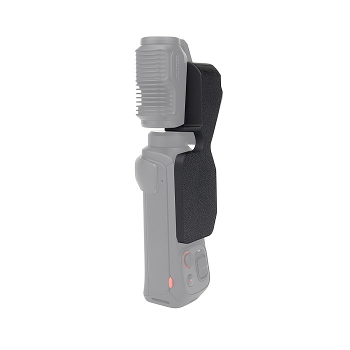 Black Plastic Anti‑Move Gimbal Clamp Shockproof Scratch‑Proof Screen Protective Cover For Insta360 Luna Ultra