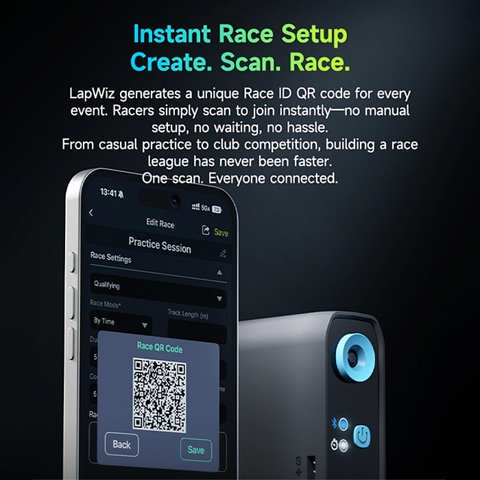 SKYRC LapWiz Smart RC Lap Timing System, Intelligent Lap Timer & Speed Tracking System for RC Cars