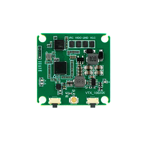 Axisflying Smurf Mini Analog FPV VTX Module, 5.8G 100mW Video Transmitter for Tiny Whoop Indoor Drone