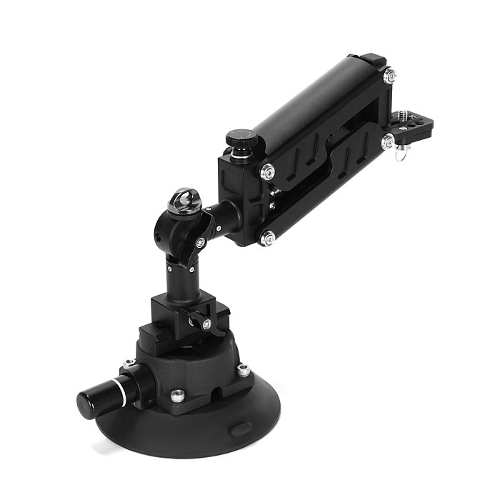 Car Suction Cup Mount with Shock Absorber Arm for DJI Pocket 3/4 , Gimbal Camera Car Vlog Filming Accessory