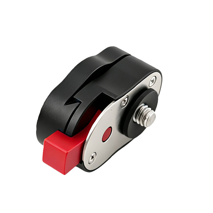 Camera Monitor Mini Quick Release Plate, Aluminum Alloy Universal Tripod Head Photography Quick‑Release Mount Adapter