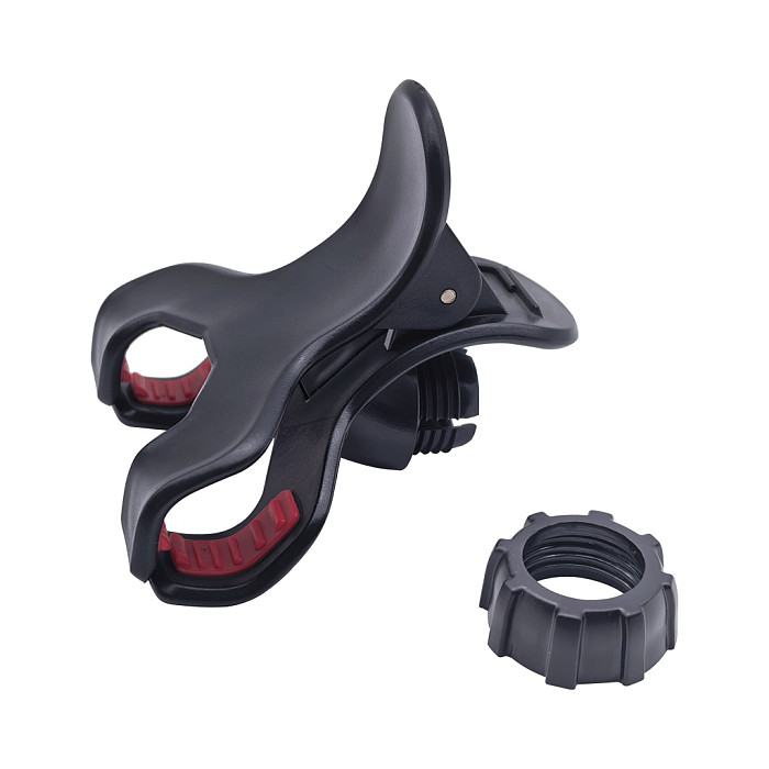 ABS Car Phone Holder Double‑Clamp Elbow Clip Lazy Bracket Accessory For Mobile Phone Live‑Streaming