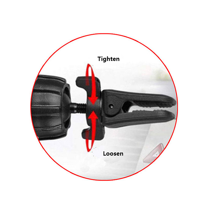 Plastic Car Air Conditioning Vent Clip Replacement Accessory For Vehicle Cell Phone Holder Mount