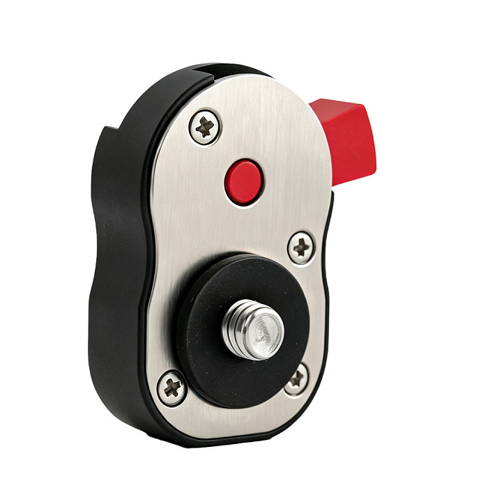 Camera Monitor Mini Quick Release Plate, Aluminum Alloy Universal Tripod Head Photography Quick‑Release Mount Adapter