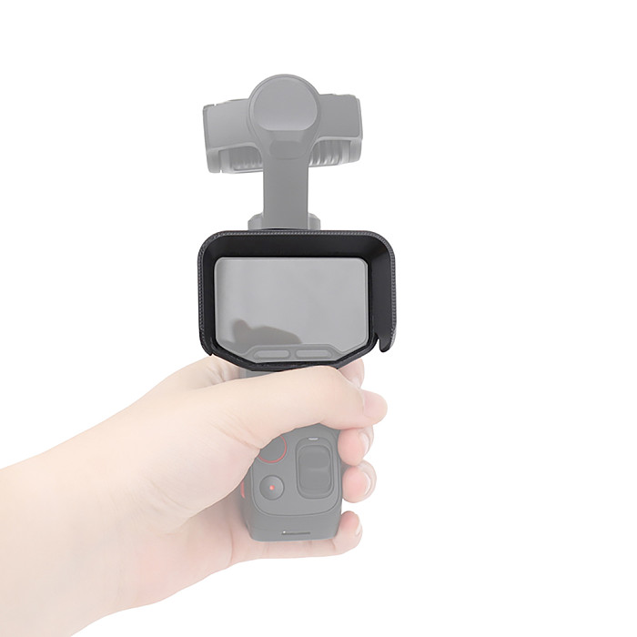 Plastic Anti‑Glare Screen Sun Shade Hood Display Light Shield Bracket For Insta360 Luna Ultra