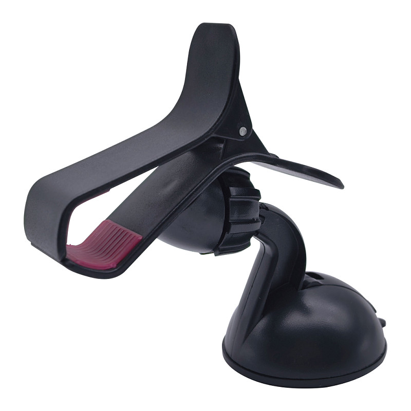 Car Magnetic Suction Cup Phone Holder, Single‑Clamp Head Strong Suction Plastic Cell Phone Mount