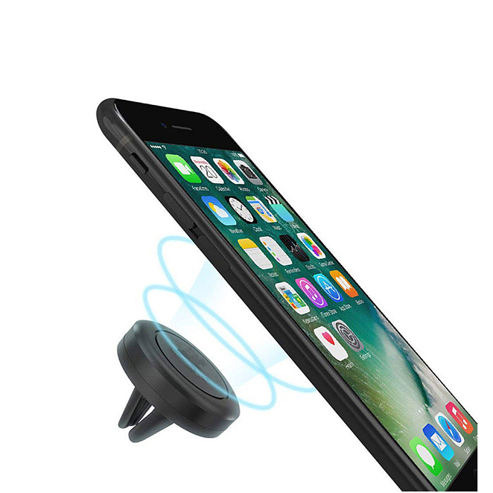 Plastic Magnetic Air Vent Car Phone Mount Easy One‑Hand Pick And Place Universal Cell Phone Holder