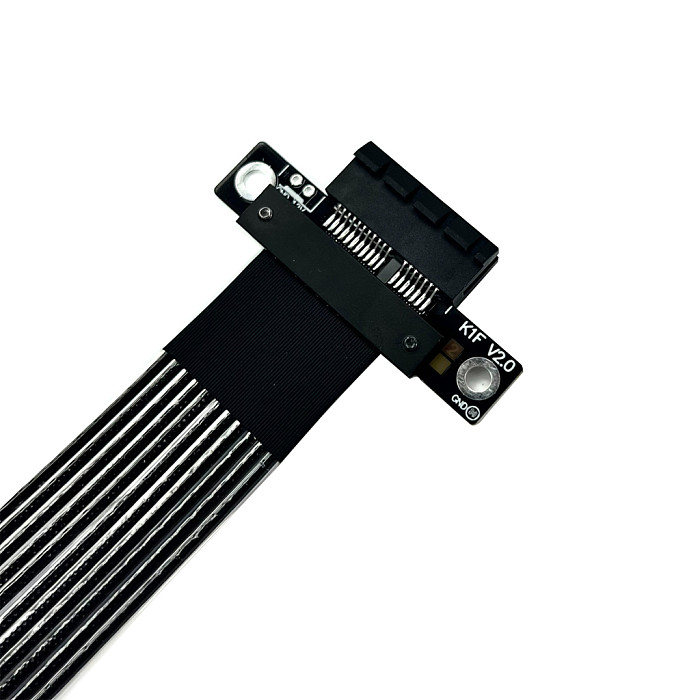 ADT‑Link PCI‑E 5.0 X16 To X1 Extension Cable 25CM For Network Card Hard Disk USB Expansion Card