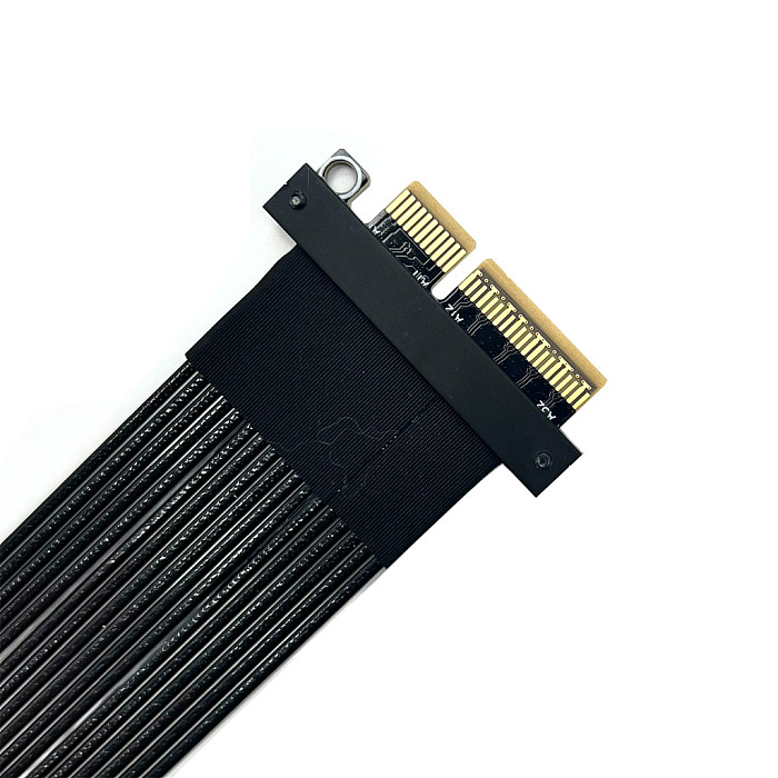 ADT‑Link PCI‑E 5.0 X4 To X1 Extension Cable 25CM, For Network Card Hard Drive USB Adapter Card