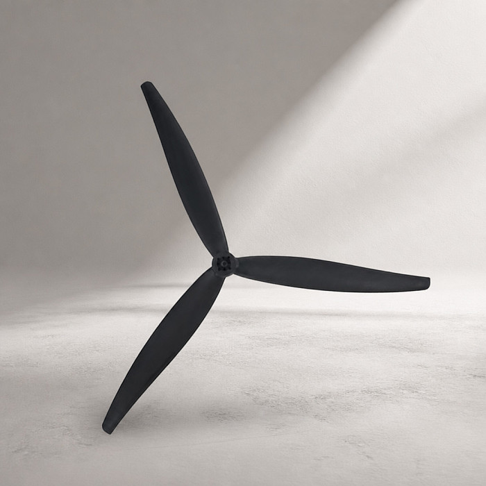 GEMFAN 22X10X3 3‑Blade  Propeller Black Fiberglass Nylon Propeller For RC Drone