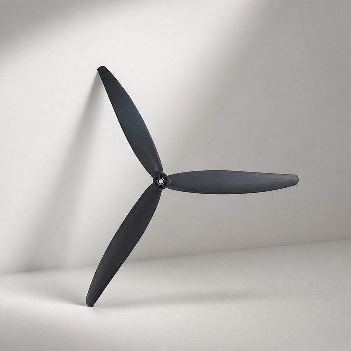 GEMFAN 20X10X3 3‑Blade Propeller Black Fiberglass Nylon Propeller For RC Drone