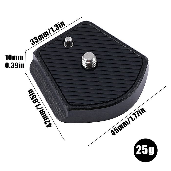 Aluminum Alloy 785PL Quick Release Plate Fit For Manfrotto 785B 718B 725B Tripod Head ﻿