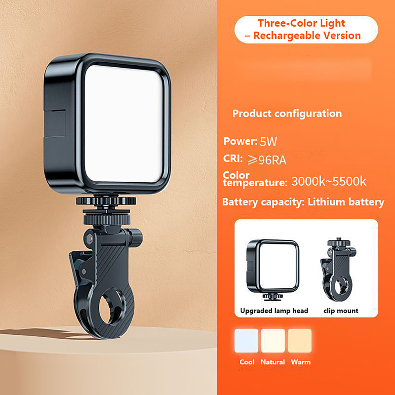 Mini LED Pocket Selfie Fill Light Portable Beauty Lamp for Phone Camera Video Recording