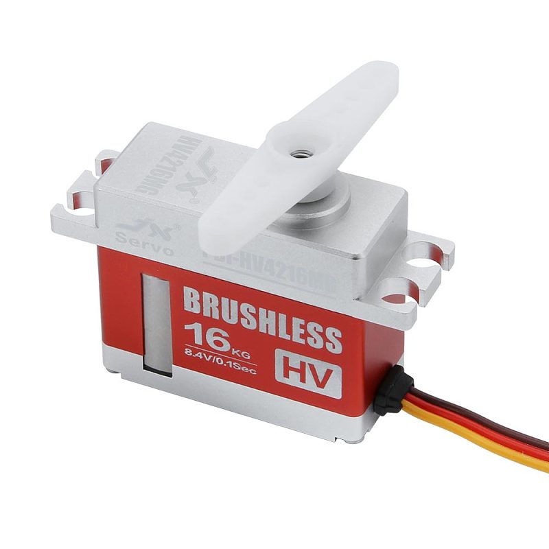 JX PDI‑HV4216MG Mini Servo Full CNC Aluminum Case All‑Metal Gear High‑Voltage Servo
