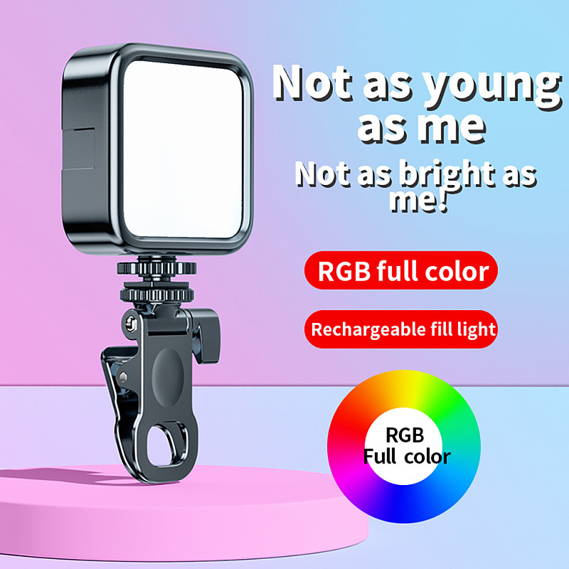 Mini LED Pocket Selfie Fill Light Portable Beauty Lamp for Phone Camera Video Recording