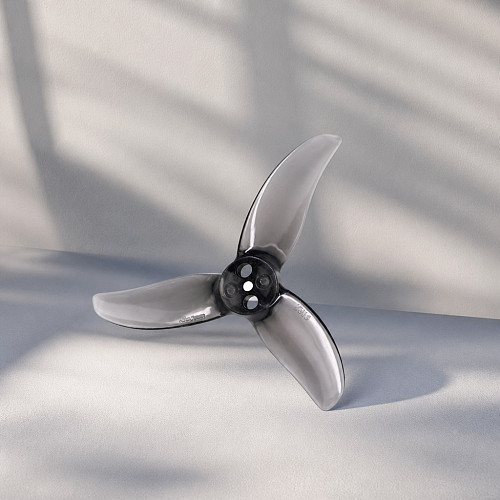 4 Pairs GEMFAN 2019 3‑Blade Propeller PC Transparent‑Gray 1.5mm Shaft For FPV Drone Props