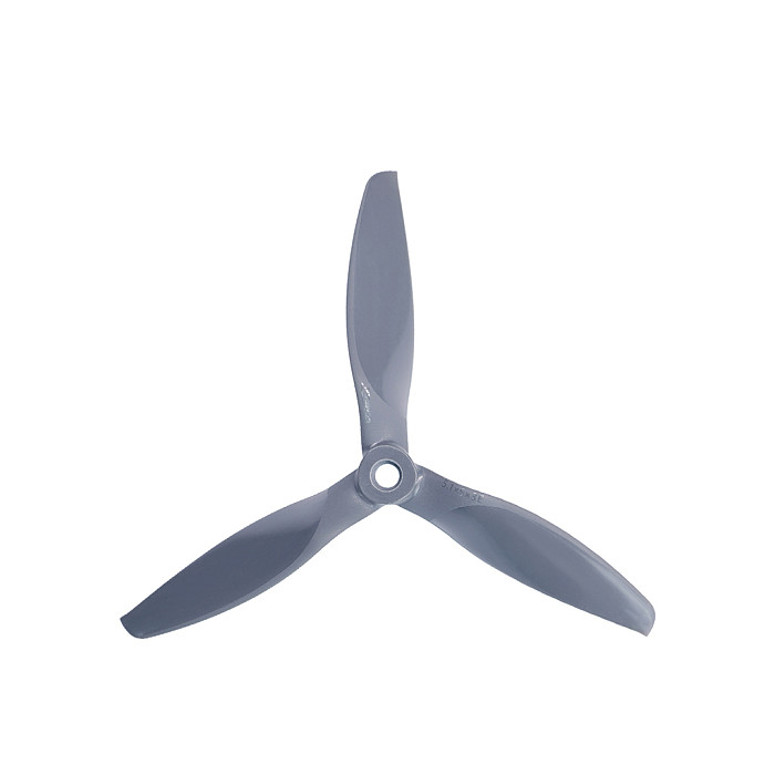 2 Pcs GEMFAN 5.1×5×3 3‑Blade Propeller Glass Fiber Nylon Dark‑Gray Electric For FPV Drone Props