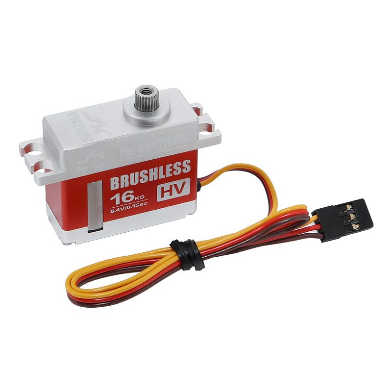 JX PDI‑HV4216MG Mini Servo Full CNC Aluminum Case All‑Metal Gear High‑Voltage Servo