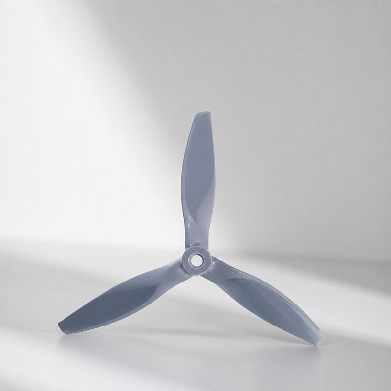 2 Pcs GEMFAN 5.1×5×3 3‑Blade Propeller Glass Fiber Nylon Dark‑Gray Electric For FPV Drone Props