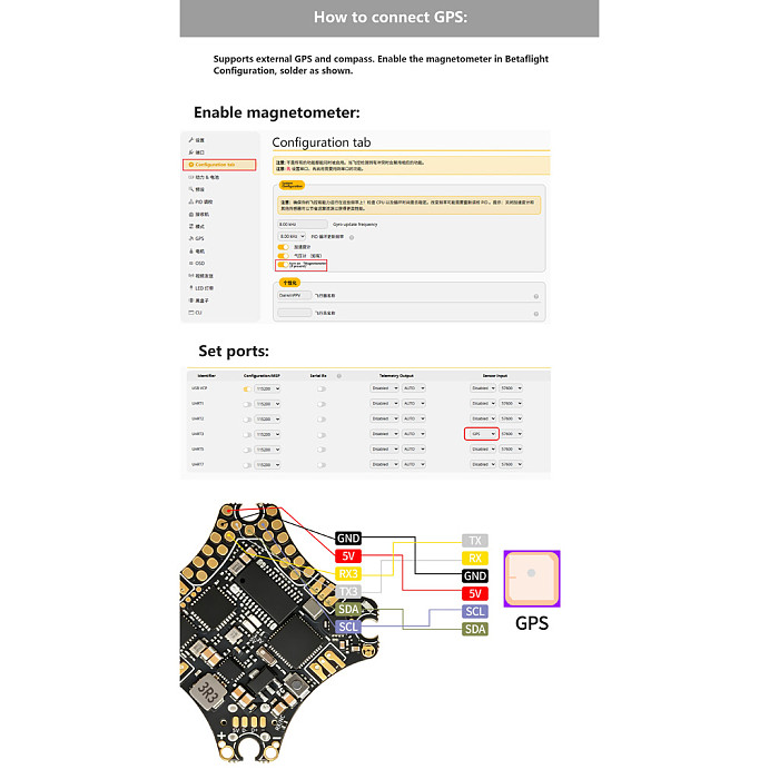 DarwinFPV AIO F435 15A ELRS 2.4G FPV Drone Flight Controller +ESC+receiver 1-3S Lipo Compatible 3-in-1 integrated AIO  for Micro Drone