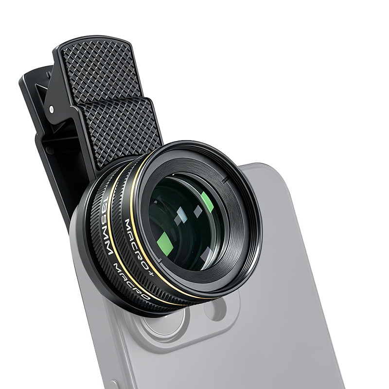37mm Caliber Mobile Phone Universal Phone 135mm Hd Macro Lens,Long‑Distance Shot For Nail Art Eyelash Jewelry Watch‑Single Macro
