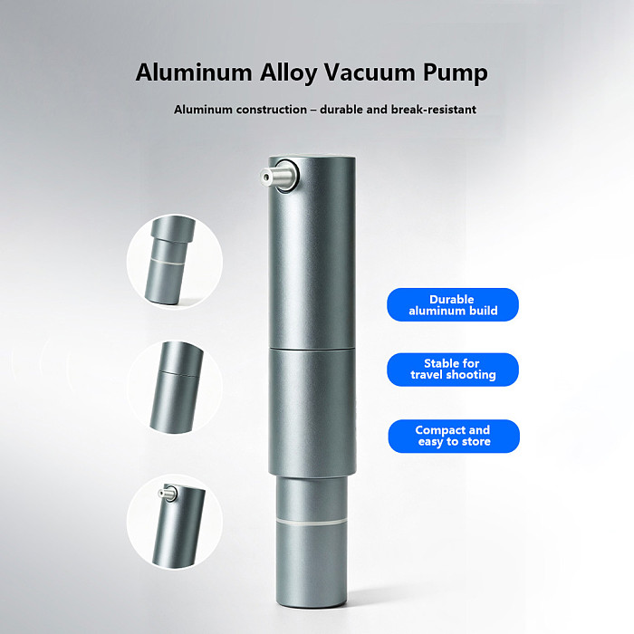 Aluminum Alloy Vacuum Air Pump Vacuum Suction Fixed Holder Professional Outdoor Shooting Auxiliary Camera Accessory