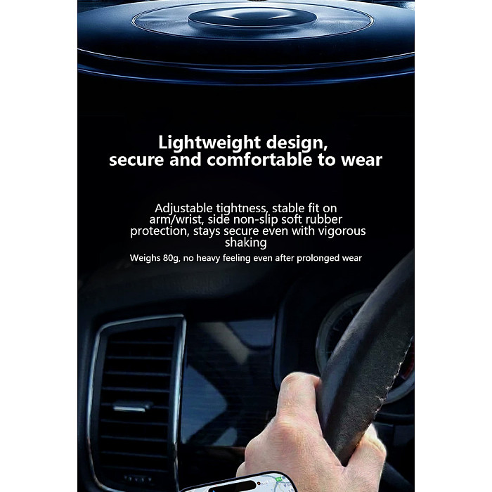 Strong Magnetic Multi-Angle Rotatable Foldable Wrist Phone Mount For Delivery Driver Navigation Cycling Streamer Running Phone Holder