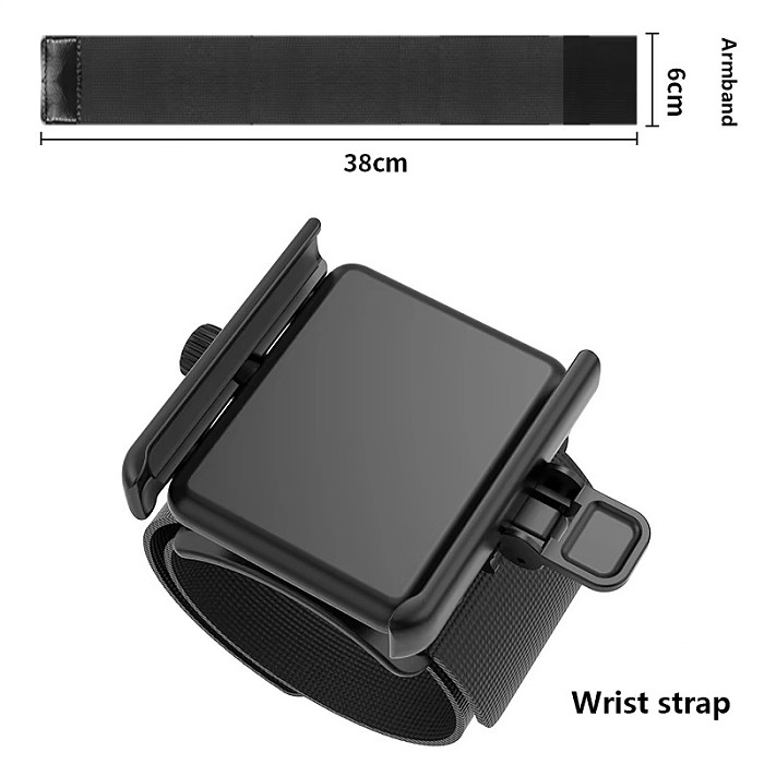 Wrist Phone Mount with Instant Detach, Hands-Free Phone Pouch Wrist Strap Holder for Live Streaming Walking Broadcast Vlog, Portable Cycling Running Delivery Driver Sports Arm Bracket, Universal Smartphone Wrist Carry Case