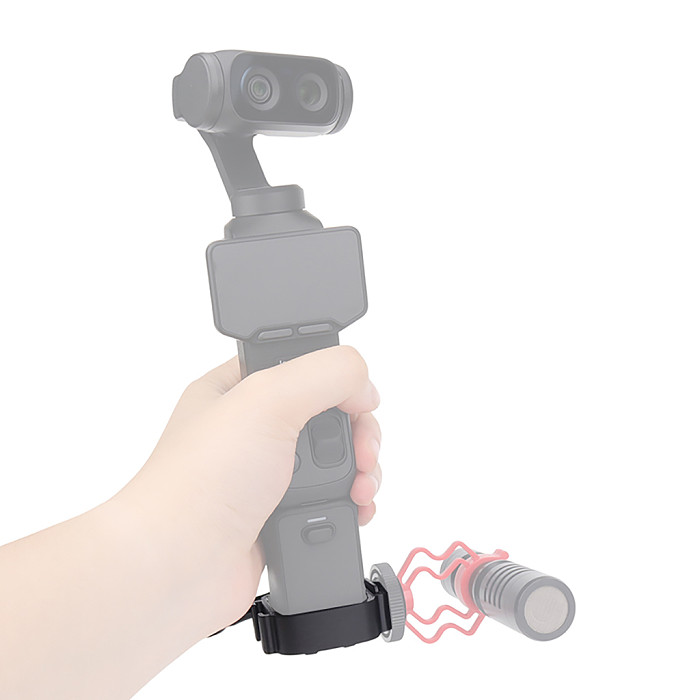 Dual Cold Shoe Expansion Frame for Insta360 Luna Ultra, Simple Fixed Mount Bracket