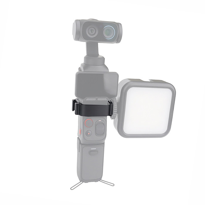 Dual Cold Shoe Expansion Frame for Insta360 Luna Ultra, Simple Fixed Mount Bracket