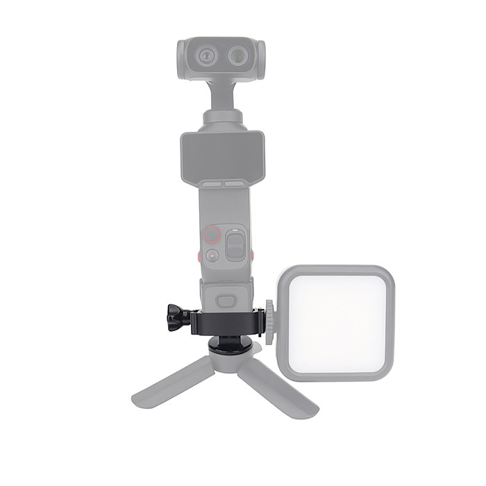Dual Cold Shoe Expansion Frame for Insta360 Luna Ultra, Simple Fixed Mount Bracket