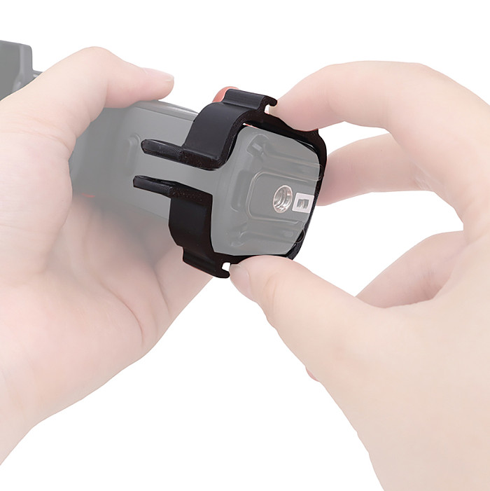 Dual Cold Shoe Expansion Frame for Insta360 Luna Ultra, Simple Fixed Mount Bracket