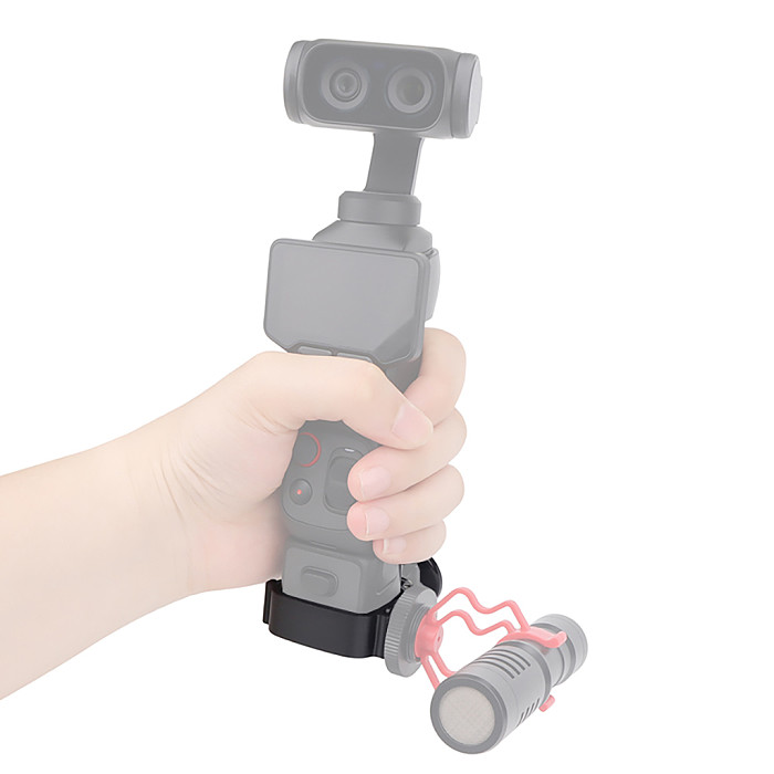Dual Cold Shoe Expansion Frame for Insta360 Luna Ultra, Simple Fixed Mount Bracket