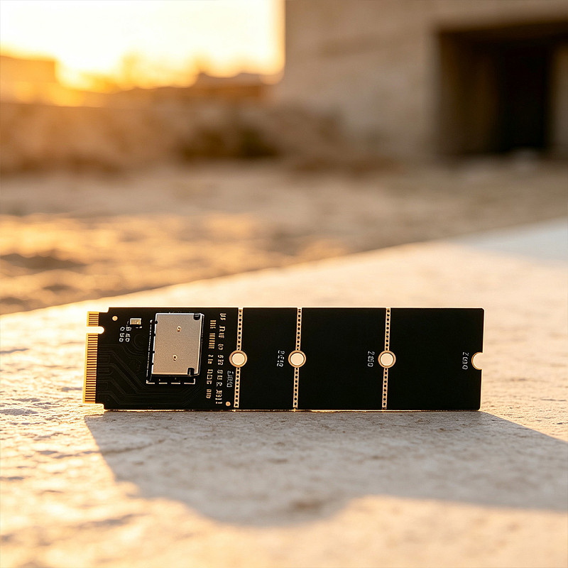 M.2 NVMe to OCuLink Female SFF-8612 Adapter, PCIe x4 Riser Card for U.2 SSD, Gen4, M-Key NVMe SSD Expansion Board