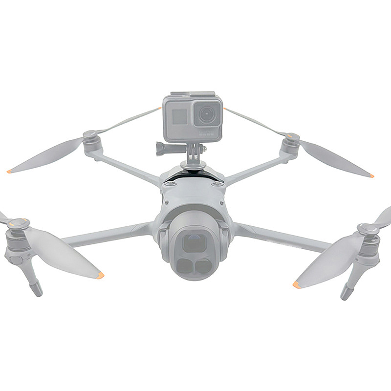 Use the Miku 4Pro Upper Expansion Bracket Mavic4 Pro Adapter for Gopro Panoramic Sports Camera Fill Lights