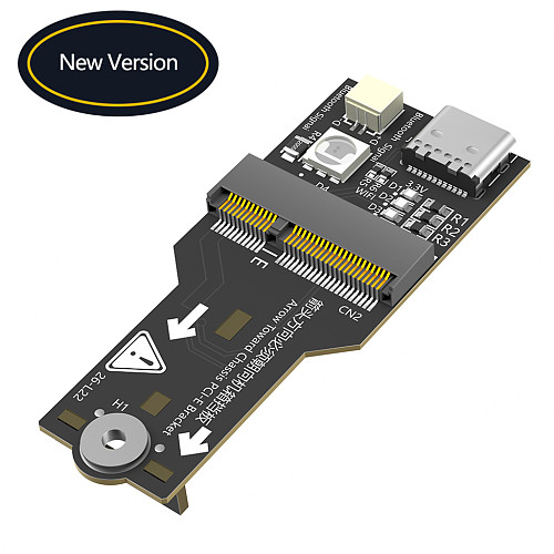 M. 2 Key E to PCI-E 1X (with ambient light)  PCB board material