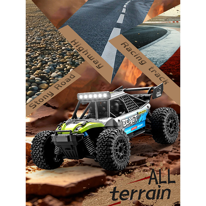 ZLL SG616PRO/SG616 1:24 Scale 4WD RC Toy Truck, Full-Proportion High-Speed Off-Road Racing Car
