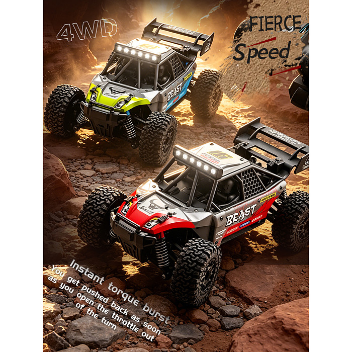 ZLL SG616PRO/SG616 1:24 Scale 4WD RC Toy Truck, Full-Proportion High-Speed Off-Road Racing Car
