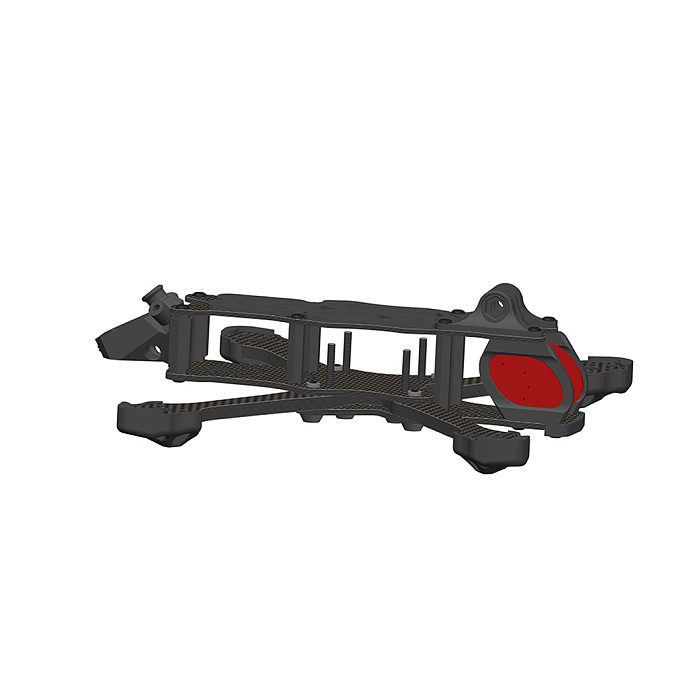 APEX EVO O4 Pro FPV Freestyle Frame, 5 Inch Quad Frame Compatible with DJI O4 Pro O3 Digital VTX System, Carbon Fiber Freestyle Drone Frame