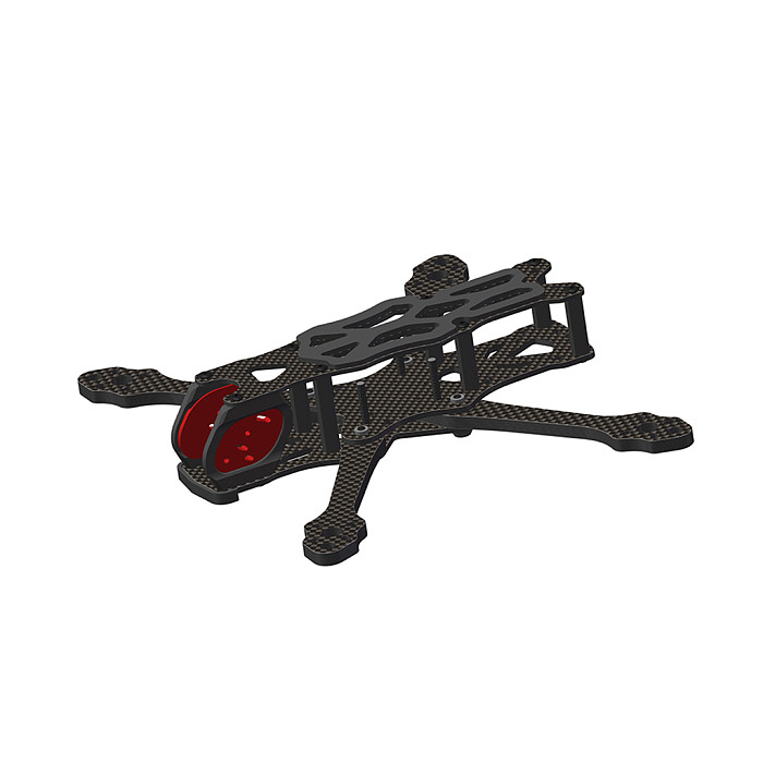 APEX EVO O4 Pro FPV Freestyle Frame, 5 Inch Quad Frame Compatible with DJI O4 Pro O3 Digital VTX System, Carbon Fiber Freestyle Drone Frame