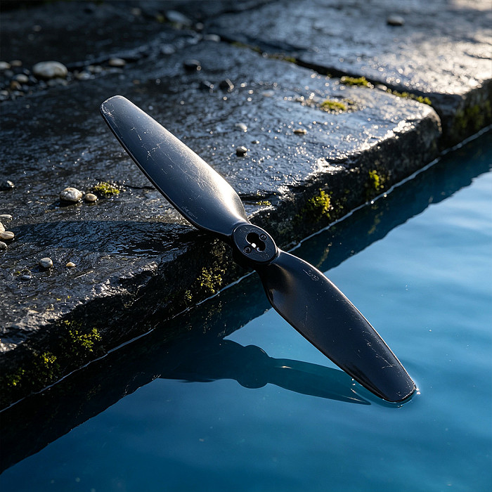 2 Pairs GEMFAN 5524 2-Blade PC Material Propeller for RC Drone Airplane