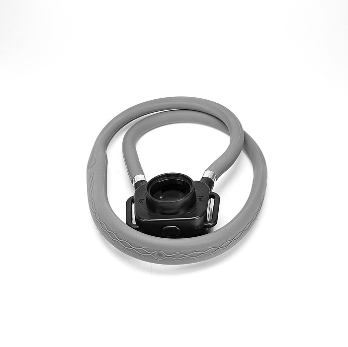 Anti-Shake POV Chest Mount for Cycling & Sports - Hands-Free Neck Holder with 3-Slot Phone Clamp & 1/4  Screw, Universal Fit for Action Cameras & Mobile Phones