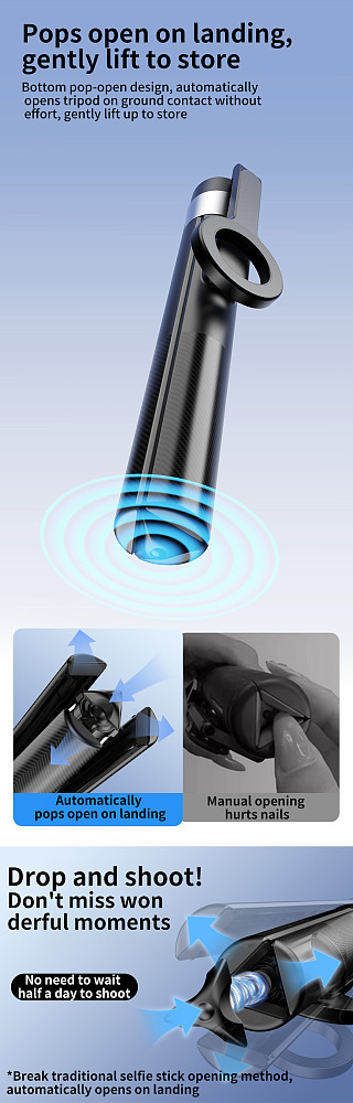 All-in-One Magnetic Phone Tripod Selfie Stick - 180cm Extendable Stand with 10m Bluetooth-Compatible Remote, Landscape & Portrait Switch for iOS/Android /HarmonyOS