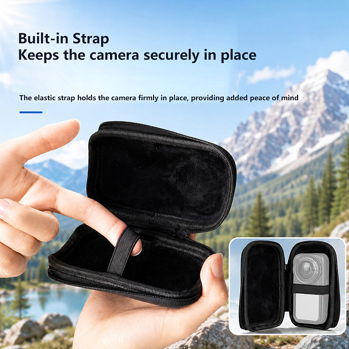 For Insta360 X6 portable Action camera storage bag with protective waterproof and scratch resistant case