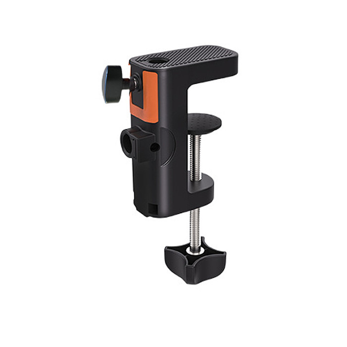 Foldable Desktop Fill Light Stand for Live Streaming - Minimalist Single-Arm Design For Phone Holder & Microphone Mount