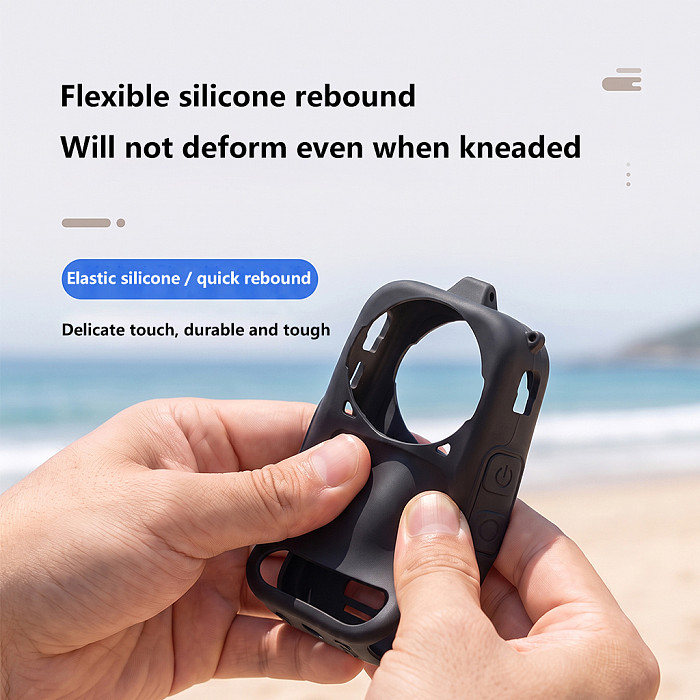 For Insta 360 X6 silicone lens cover, anti drop and anti-collision for  Insta 360 X6 camera accessory 