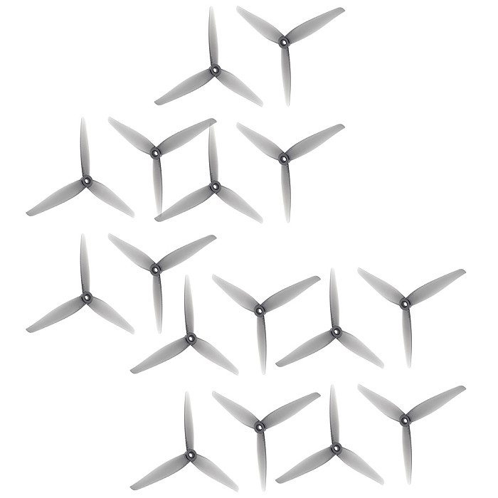 HQProp 6X3X3  2 Forward 2 Reverse Gray Long-Range Propeller Material PC for RC Drone Props