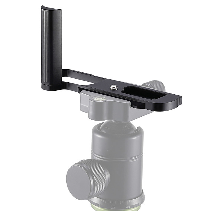 L-Bracket for Panasonic LUMIX L10 - Arca-Swiss Aluminum Alloy Quick Release Plate, Vertical & Horizontal Switching L-Plate 