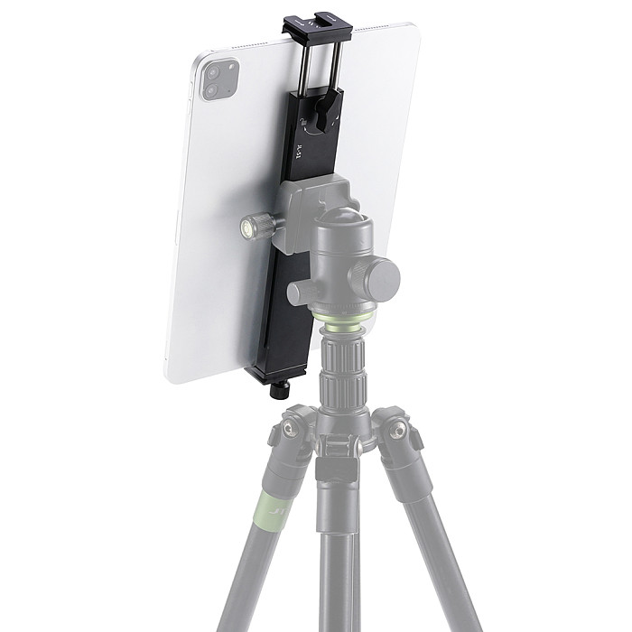 Aluminum Alloy Tablet Stand for iPad - Desktop Holder with Secure Clamp Mount for Live Streaming & Photography